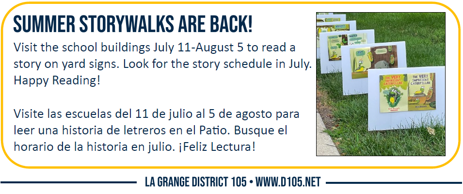 Summer Storywalk information